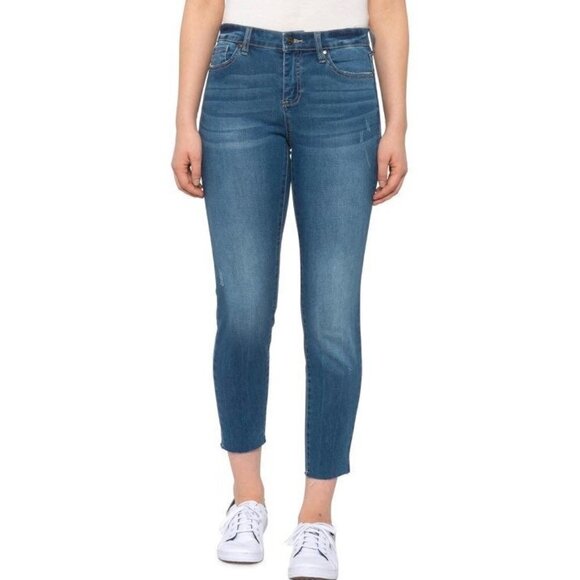 Buffalo David Bitton Faith Crop Mid Rise Jeans W32 - Picture 1 of 11
